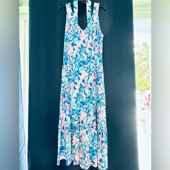 Lilly Pulitzer Floral Sleeveless Maxi Dress - Picture 5 of 6